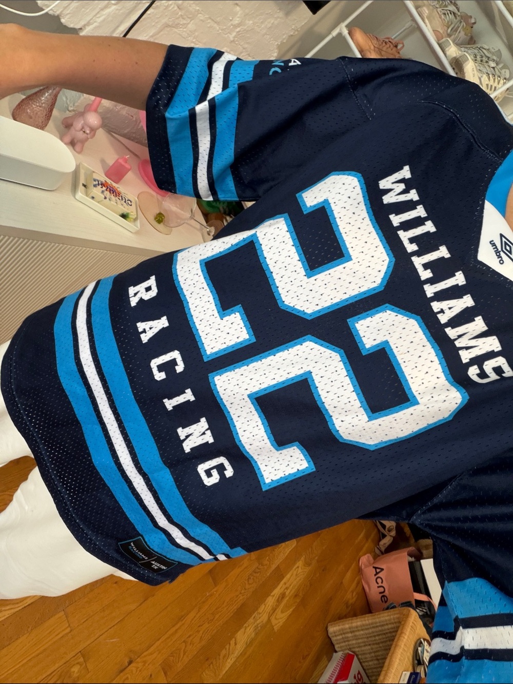 Umbro Williams Racing Jersey - Navy, Light Blue & White